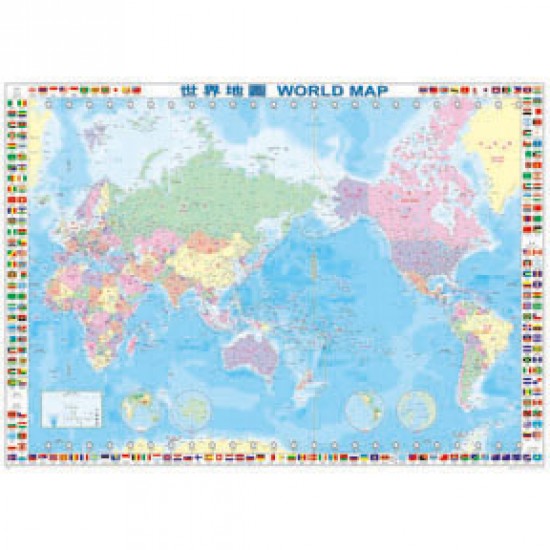 收集世界-世界地圖 1600片拼圖 61-001