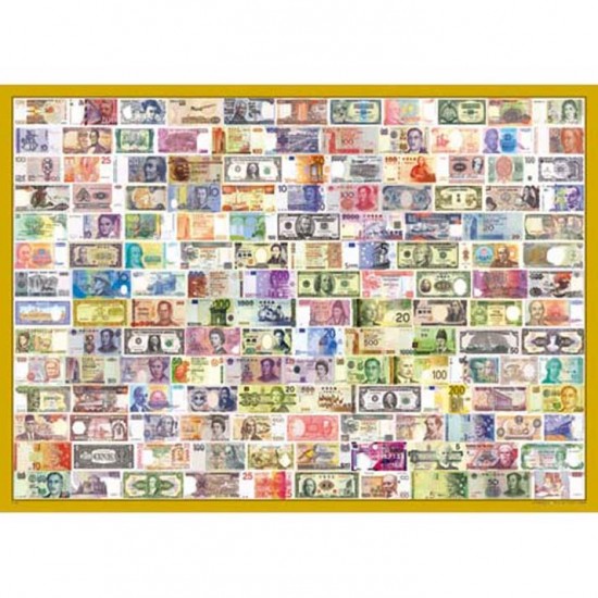 收集世界-世界紙幣 1600片拼圖 61-003